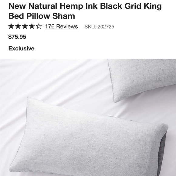 Crate & Barrel King Bedding NWOT - Picture 7 of 15